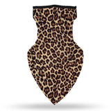 Cheetah Neck Gaiter with Ear Loops | Teens & Adults | Face Neck Covering