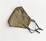 Luxury Gold Sequin Face Mask