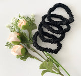 4-Pack Luxury Hair Accessories - Pure Mulberry Silk Hair Scrunchies