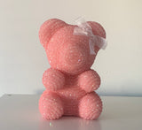 Diamond Baby Teddy - Pink Champagne