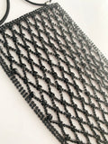 Luxury Black Rhinestone Face Mask Cover (OPTIONAL cotton mask)