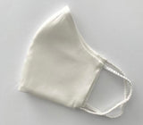 Ivory/Navy Silk Bride & Groom Wedding Mask Set (2 masks)