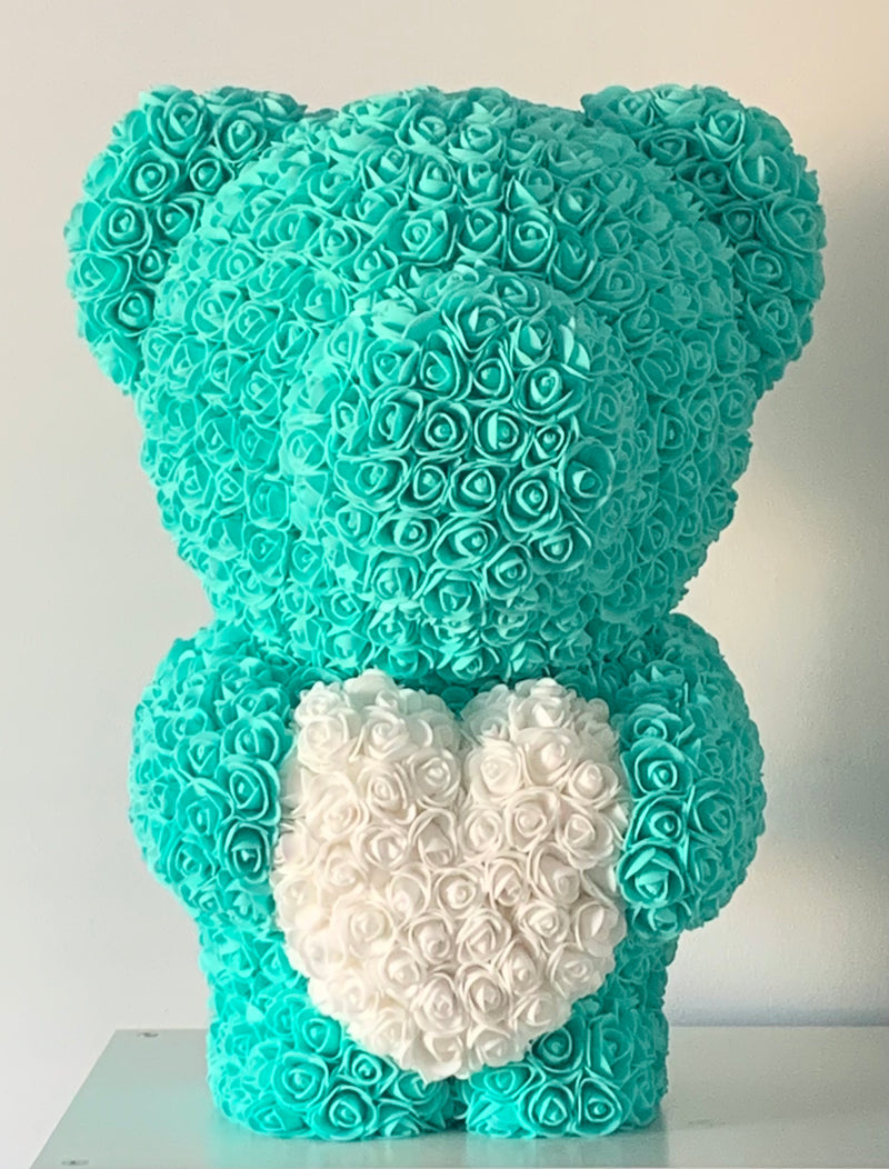 Original Luxe 60cm Rose Bear - Tiffany Blue