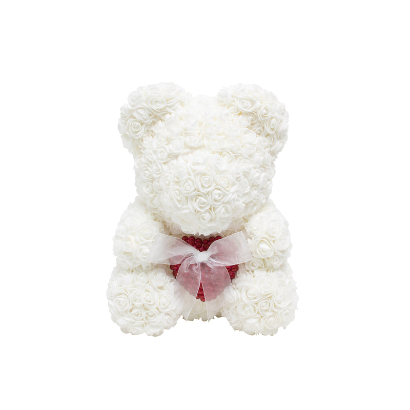 Luxury Heart of Pearls - Winter White