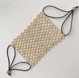 Luxury Gold Rhinestone Face Mask Cover (OPTIONAL cotton mask)