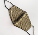 Luxury Gold Sequin Face Mask