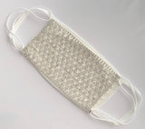 Luxury Round Rhinestone Face Mask Cover (OPTIONAL cotton mask)