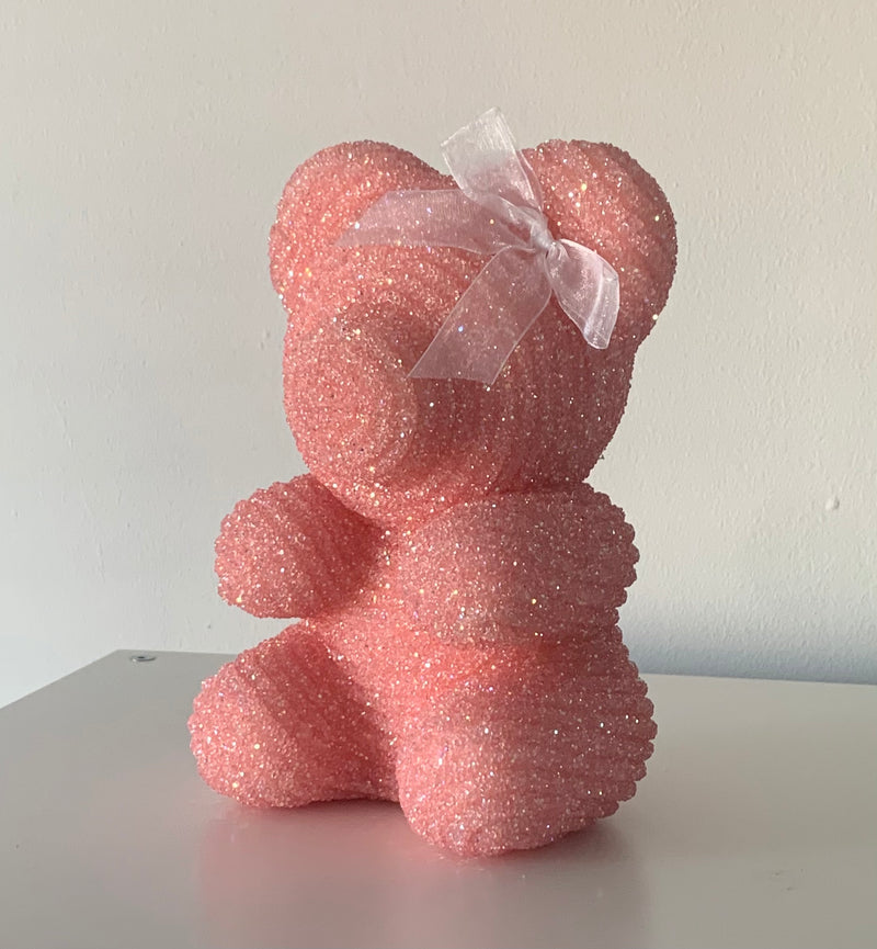 Diamond Baby Teddy - Pink Champagne