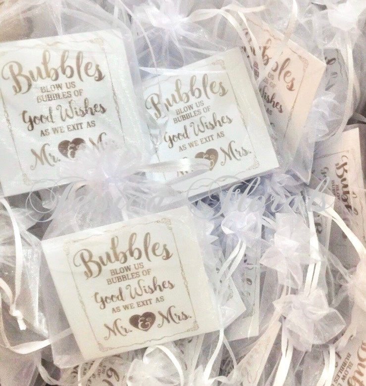 Wedding Bubbles - set of 10