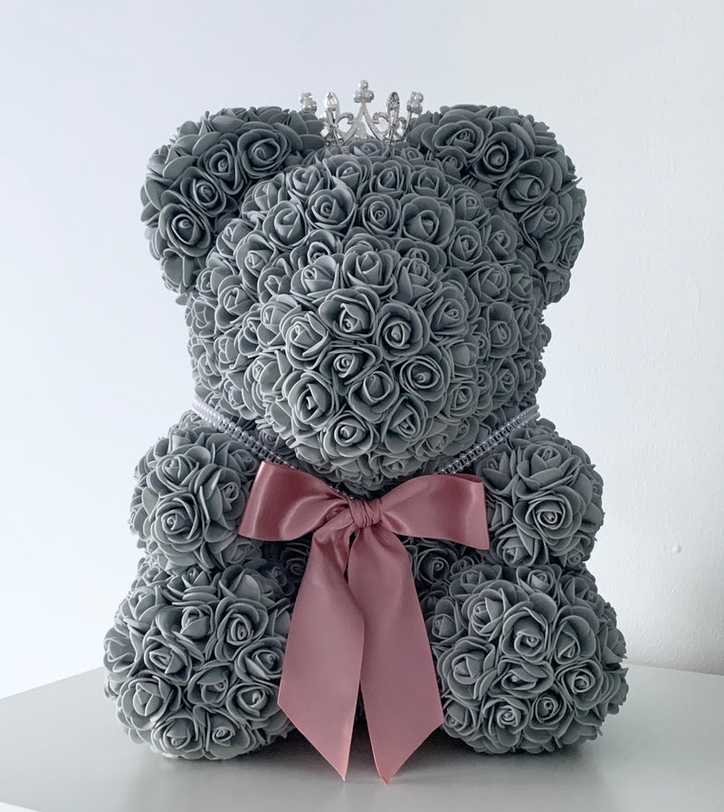Original Rose Bear - Grey