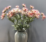 Artificial 3-head Dragon Claw Chrysanthemum Silk Flower - 1 piece