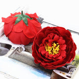 Artificial Silk Peony Rose Flower Heads - 30 pieces