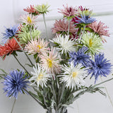 Artificial 3-head Dragon Claw Chrysanthemum Silk Flower - 1 piece