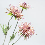 Artificial 3-head Dragon Claw Chrysanthemum Silk Flower - 1 piece