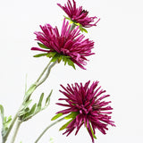 Artificial 3-head Dragon Claw Chrysanthemum Silk Flower - 1 piece