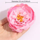 Artificial Silk Peony Rose Flower Heads - 30 pieces