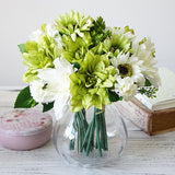 Artificial Pinecone Dahlia Silk Flower Bouquet