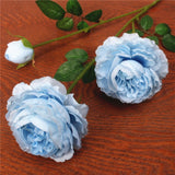 Artificial 3-branch Peony Rose flower - 1 piece