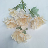 Artificial 6-branch Snow Peony Flower Bouquet