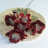 Artificial 6-branch Snow Peony Flower Bouquet