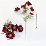 Artificial 6-branch Snow Peony Flower Bouquet