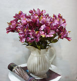 Artificial European Lily Single-branch Flower - 1 piece