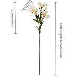 Artificial European Lily Single-branch Flower - 1 piece