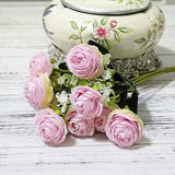 Artificial Small Camellia Flower Bouquet
