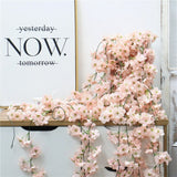 Artificial 1.8m Silk Cherry Blossom Vine - 1 piece