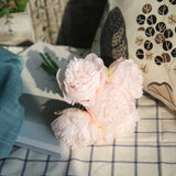 Artificial Peony Bouquet - 5 pieces