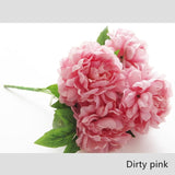 Artificial 5-head French Peony Bouquet