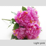 Artificial 5-head French Peony Bouquet