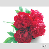 Artificial 5-head French Peony Bouquet