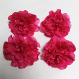 Artificial Dahlia Silk Flower Heads - 50 pieces