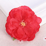 Artificial Camellia Flower Heads - 8 pieces