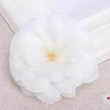Artificial Camellia Flower Heads - 8 pieces