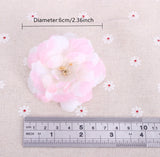 Artificial Camellia Flower Heads - 8 pieces