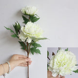 Artificial Silk Single-branch Peony Flower - 1 piece