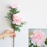 Artificial Silk Single-branch Peony Flower - 1 piece