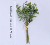 Artificial Small Rose Lotus Baby's Breath Bouquet