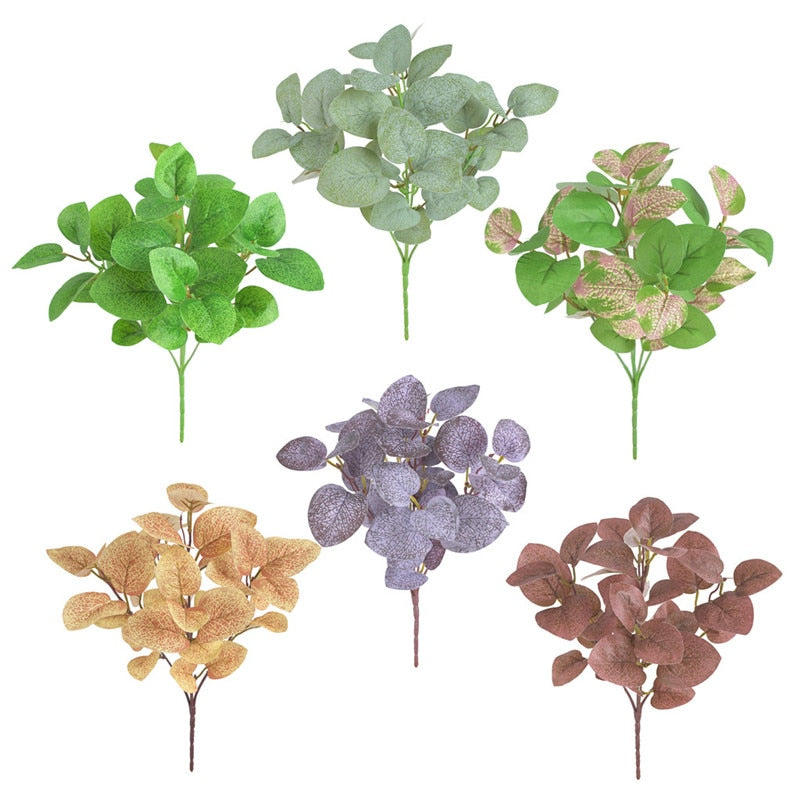 Artificial Mini Eucalyptus Leaf Plants - 1 piece