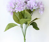 Artificial 5-head Hydrandgea Flower Bouquet