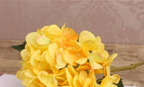 Artificial Single-stem Hydrangea Flowers - 11 pieces
