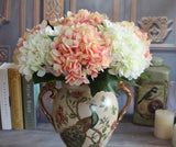 Artificial Single-stem Hydrangea Flowers - 11 pieces