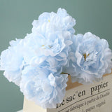 Artificial Silk 5-head Peony Bouquet