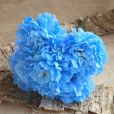 Artificial Silk 5-head Peony Bouquet