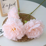 Artificial Silk 5-head Peony Bouquet