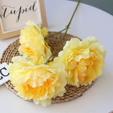 Artificial Silk 5-head Peony Bouquet