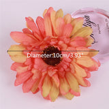 Artificial Silk Gerbera Daisy Flower Heads - 11 pieces