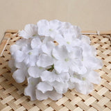 Artificial Silk Hydrangea Flower Heads - 50 pieces